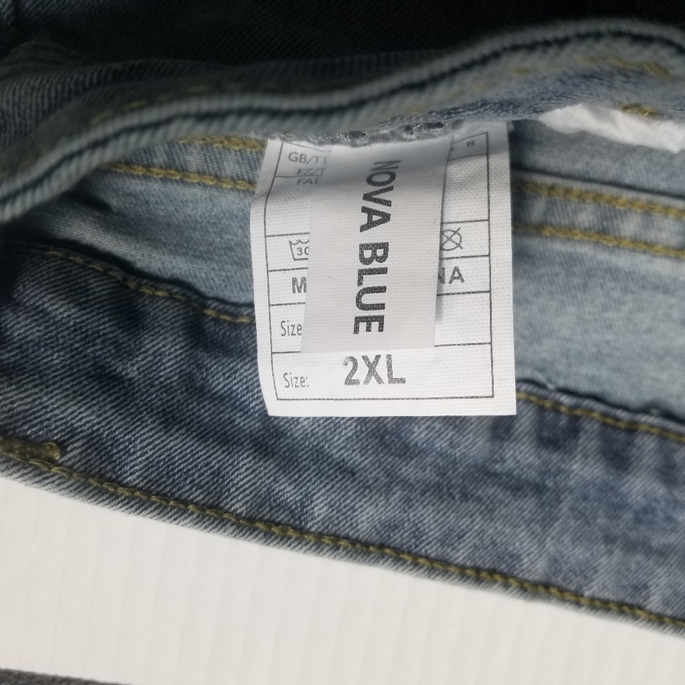 NOVA BLUE WOMEN'S JEANS SIZE 2XL 34 - Picture 3 of 13